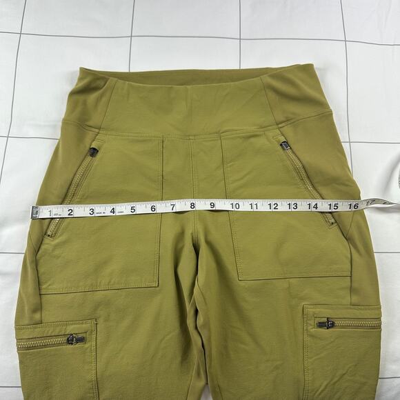 Athleta Pants Womens 6 Petite Green Headlands Hybrid High Rise Cargo Athletic - Picture 9 of 13
